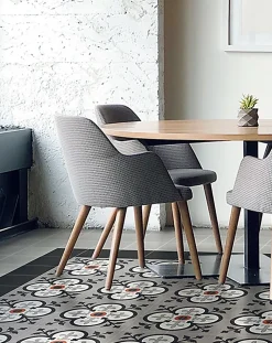 Pegane 4 Carreaux de ciment véritable 0,16m2 / Carreaux de ciment artisanaux pour sol et mur multicolore - l.20 x L.20cm- Mosaïque
