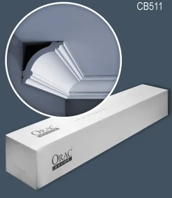 Orac Decor 1 carton complet 2 Corniches Moulures Cimaises CB511N BASIXX- Moulure Et Rosace De Plafond