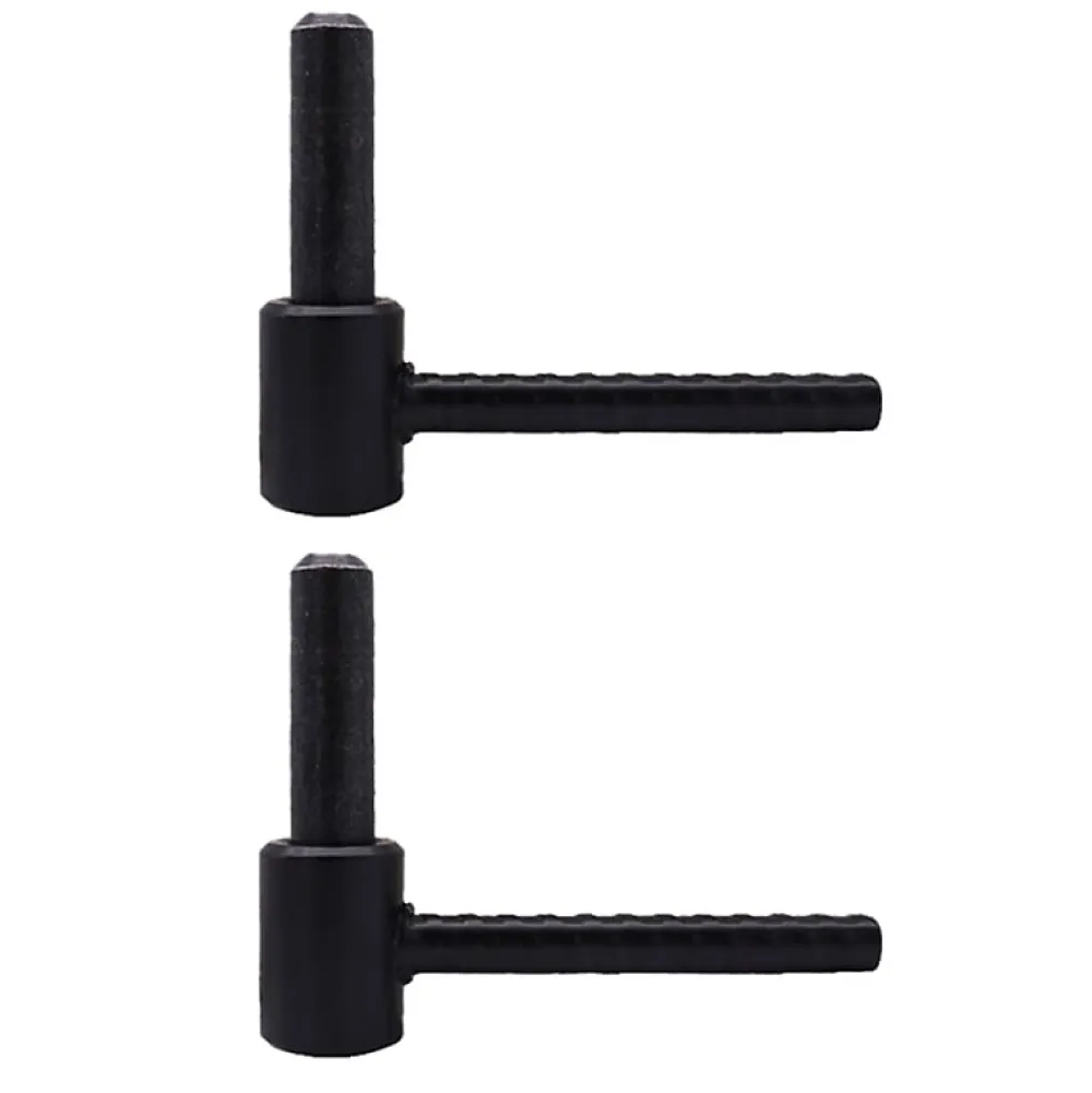Tirard 2 Gonds à Scellement Chimique, Noir, Longueur 130 mm, Diamètre 14, Acier, pour Volet Battant- Volet Battant