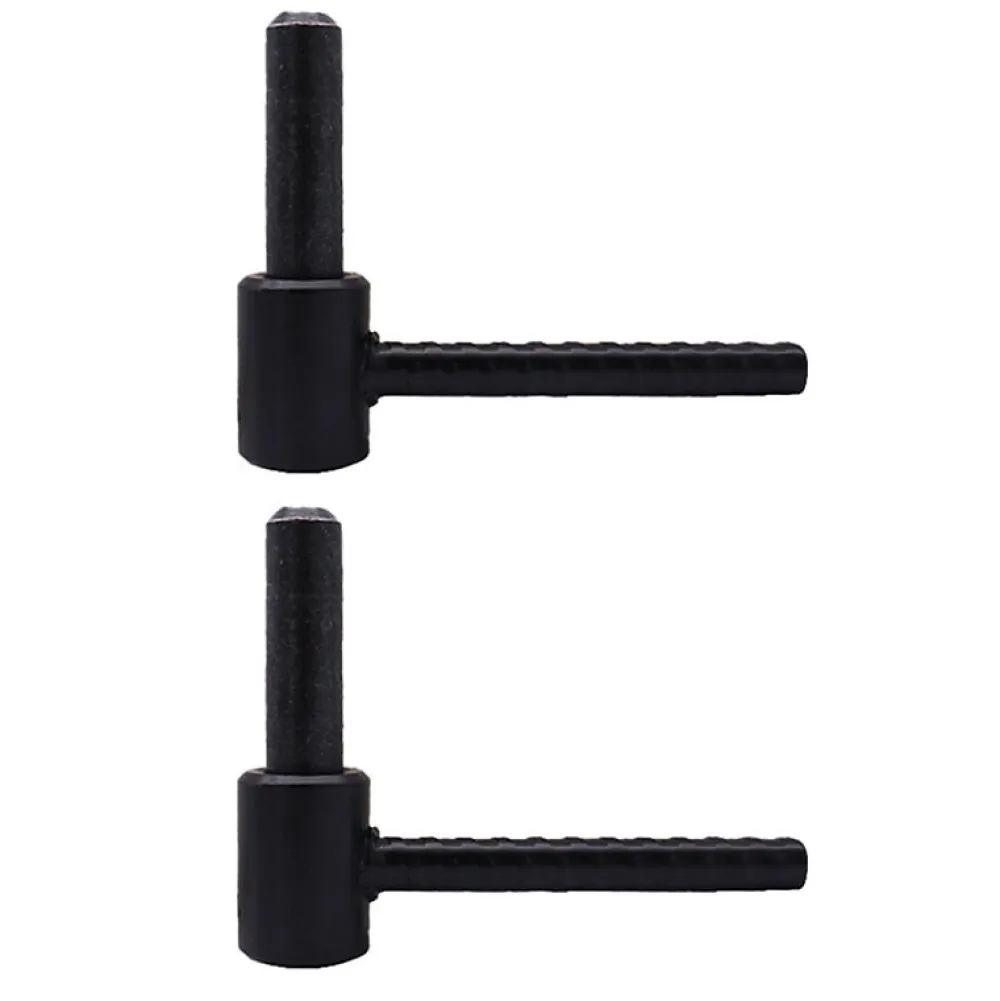 Tirard Volet Battant<2 Gonds à Scellement Chimique, Noir, Longueur 90 mm, Diamètre 14, Acier, pour Volet Battant