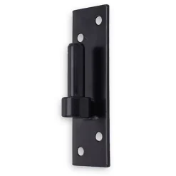 Tirard 4 Gonds sur platine, Noir, Diamètre 14 mm, Acier, pour Volet Battant Bois ou PVC- Volet Battant