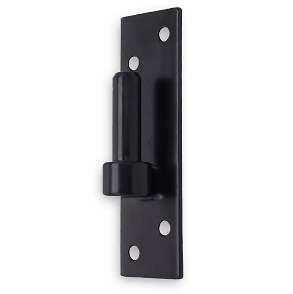 Tirard 4 Gonds sur platine, Noir, Diamètre 14 mm, Acier, pour Volet Battant Bois ou PVC- Volet Battant