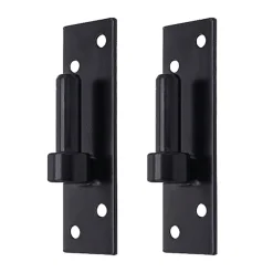 Tirard 2 Gonds sur Platine, Noir, Diamètre 14 mm, Acier, pour Volet Battant Bois et PVC- Volet Battant