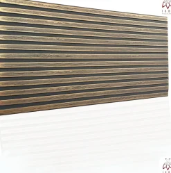 Ikhemalarka Panneau Mural Décoratif<6 m2 12 pièces Panneaux muraux de plafond en polystyrène Effet lamelle Décor Imitation Lamelle Revêtement léger XL Slats Gold