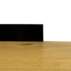 Eternal Parquet Plinthe Bois|Plinthe Bois<100 ml de plinthe carrée en fibre de bois compacte 80 x 15 noir (noir total)