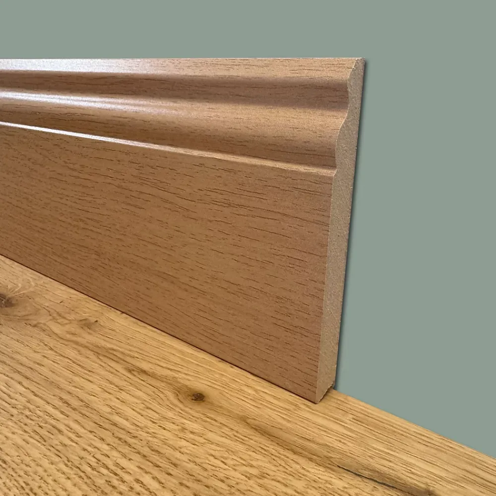 Eternal Parquet 100 ml de plinthe DUCALE en fibre de bois compacte 120 x 15 mm, couleur chêne miel- Plinthe Bois|Plinthe Bois