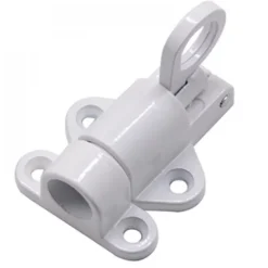 Deko 2 Pièces Automatique Verrou Porte,Alliage D'Aluminium Boulon Ressort,Aluminium Verrou Porte,Loquet Boulon Rebond,blanc- Accesoire Pour Volet