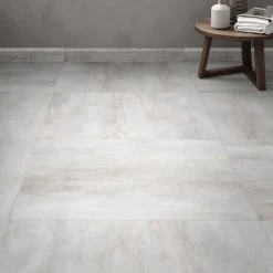 2 Plinthes carrelage effet béton gris L.60 x l.7,5cm x ép.7,4 mm, Upper- Plinthe Pour Carrelage Sol
