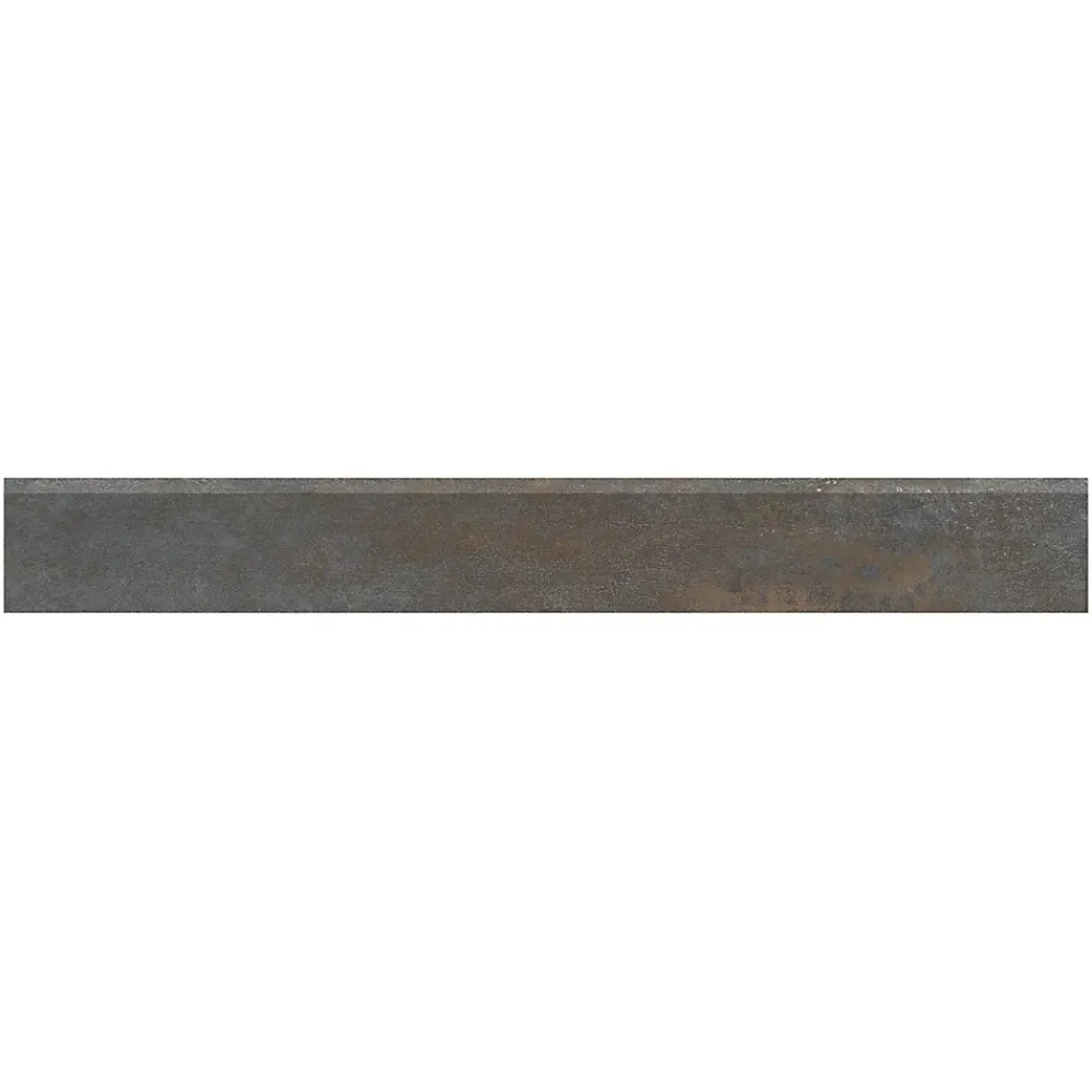 2 Plinthes carrelage effet béton marron cuivré L.60 x l.7,5cm x ép.7,4 mm, Upper- Plinthe Pour Carrelage Sol