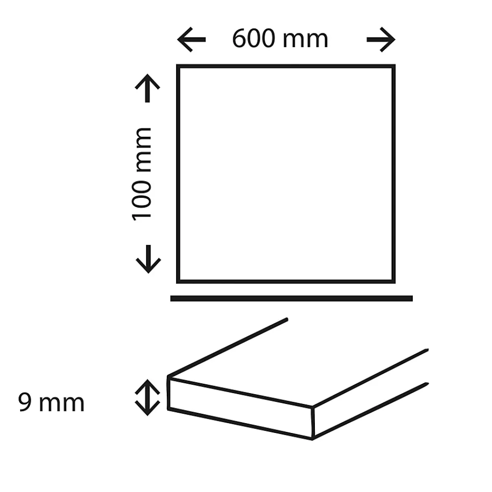 Baldocer Plinthe Pour Carrelage Sol<5 Plinthes carrelage effet marbre noir et doré L.60 x l.10 cm x ép.9 mm, Moonlight