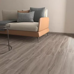5 Plinthes carrelage Urbanwood taupe l.8 x L.60 cm- Plinthe Pour Carrelage Sol