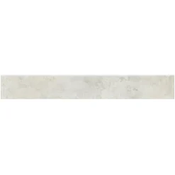 5 Plinthes en grès cérame émaillé effet béton blanc mat L.60 x l.7 cm x ép.8 mm, Malt- Plinthe Pour Carrelage Sol