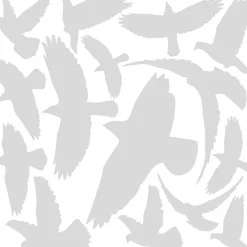 Ambiance Sticker 15 stickers oiseaux anti-collision translucide 50 x 50 cm- Film Occultant Pour Vitrage