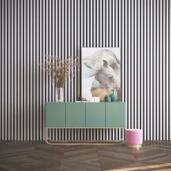 4 tasseaux MDF blanc à peindre l.3 x L.280 cm- Tasseau Bois