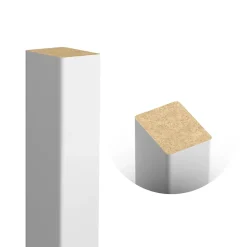 4 tasseaux MDF blanc à peindre l.3 x L.280 cm- Tasseau Bois