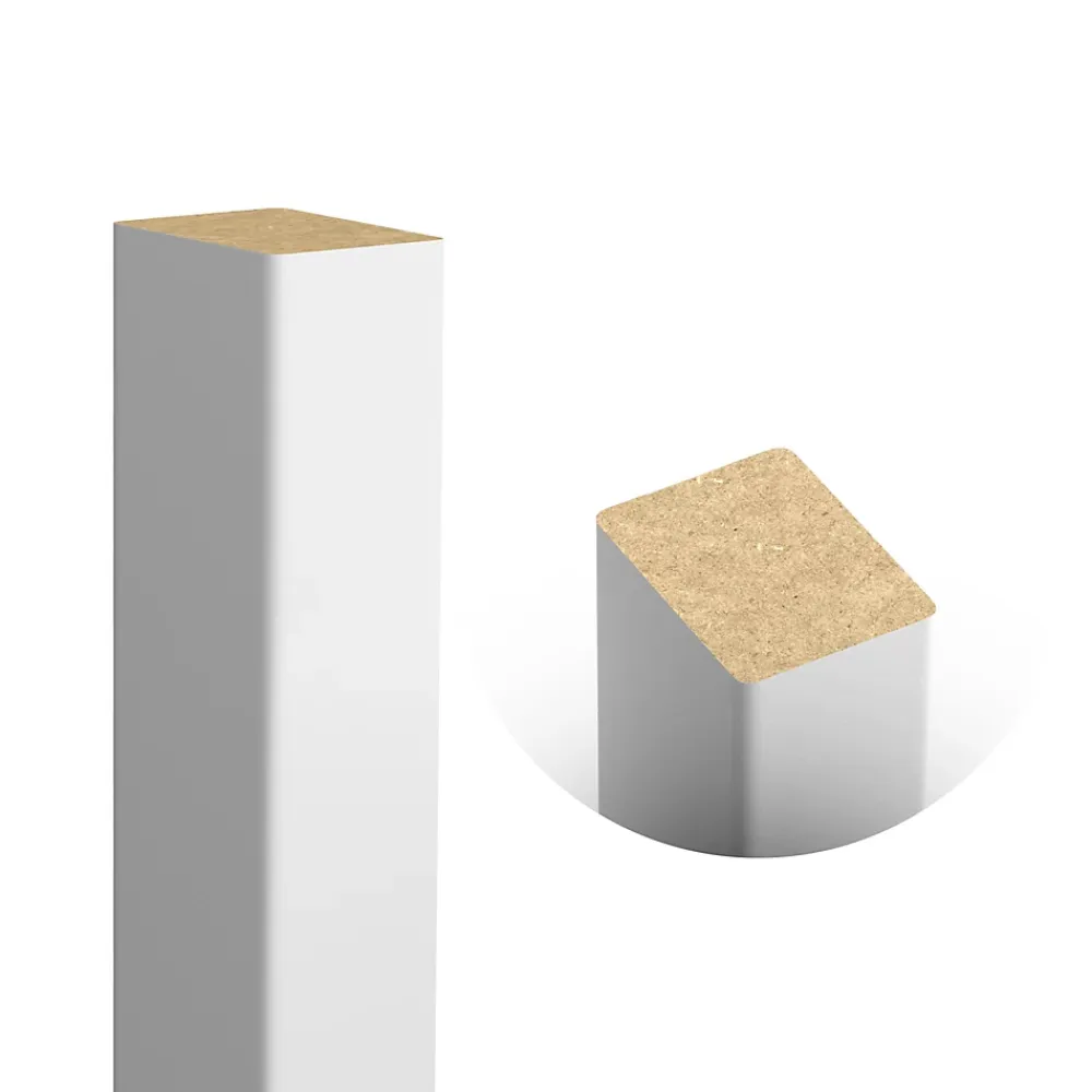 4 tasseaux MDF blanc à peindre l.3 x L.280 cm- Tasseau Bois