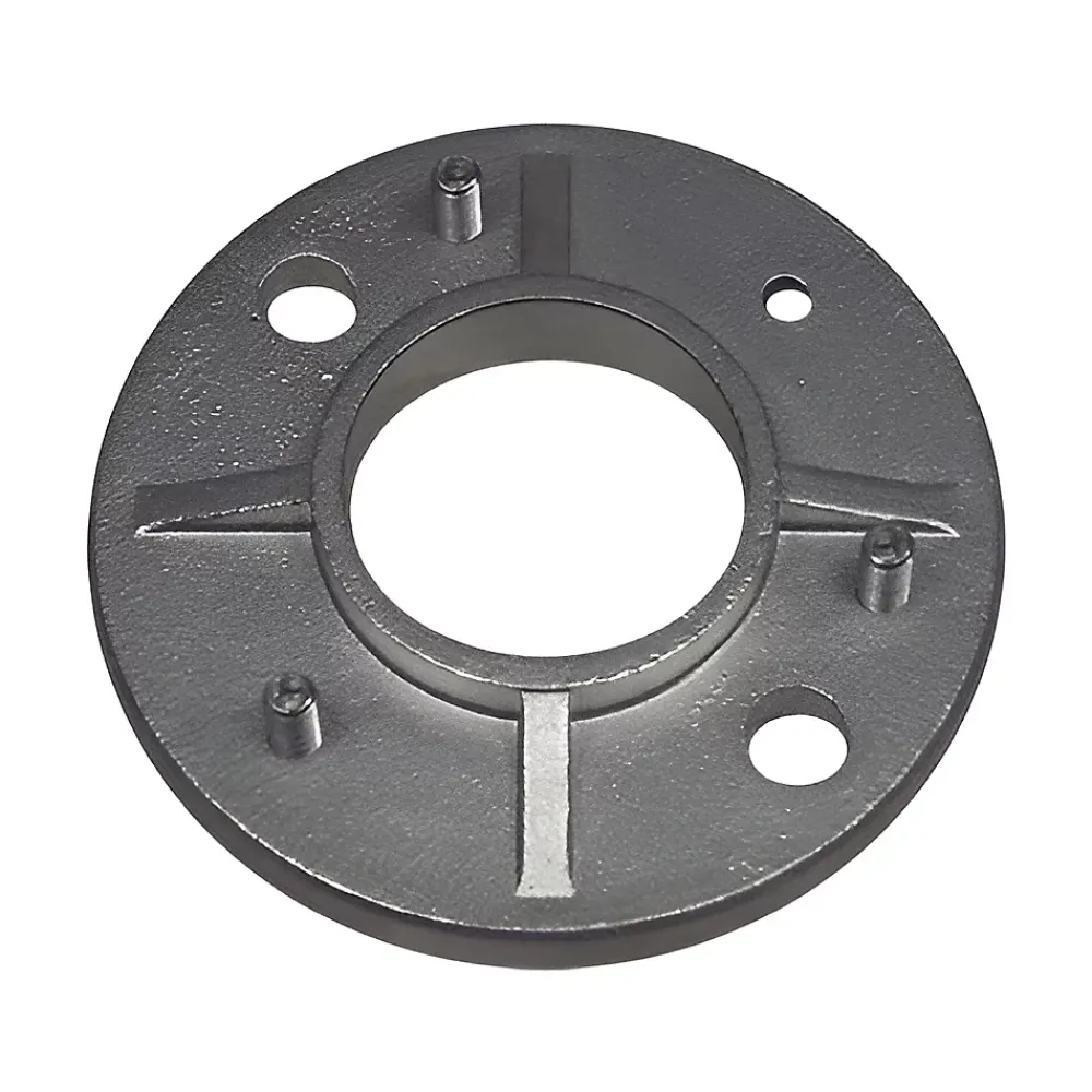 MySystem 2 x Embase diam. 100 mm à souder + 3 vis de réglage - pour tube diam. 42,4 mm - Inox 316- Accessoire D'Escalier