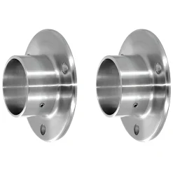 MySystem Accessoire D'Escalier<2 x Embase murale pour tube diam. 42,4 mm - Inox 316