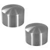 MySystem 2 x Embout arrondi pour main courante bois diam. 42,4 - Inox 304- Accessoire D'Escalier