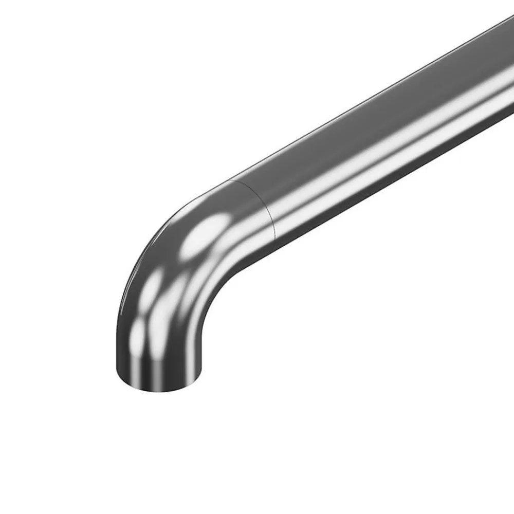MySystem Accessoire D'Escalier<2 x Embout crosse pour tube diam. 42,4 x 2 mm - Inox 304