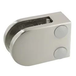 MySystem Garde-Corps, Balustrade<4 x Pince à verre plate modèle 07 - Ep. verre 6 mm - Inox 316 brossé GR320