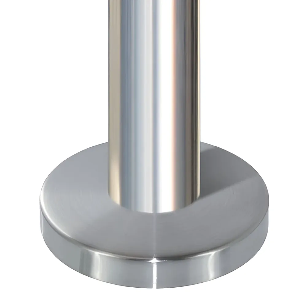 MySystem 2 x Poteau de balustrade Modèle 24 - Tube diam. 42.4 x 2 mm - H 970 mm - Inox 304- Garde-Corps, Balustrade