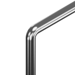 MySystem Accessoire D'Escalier<2 x Raccord 90 degrés arrondi pour tube diam. 42,4 x 2 mm - Inox 304