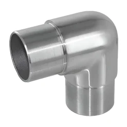MySystem Accessoire D'Escalier<2 x Raccord 90 degrés pour tube diam. 42,4 x 2 mm - Inox 316