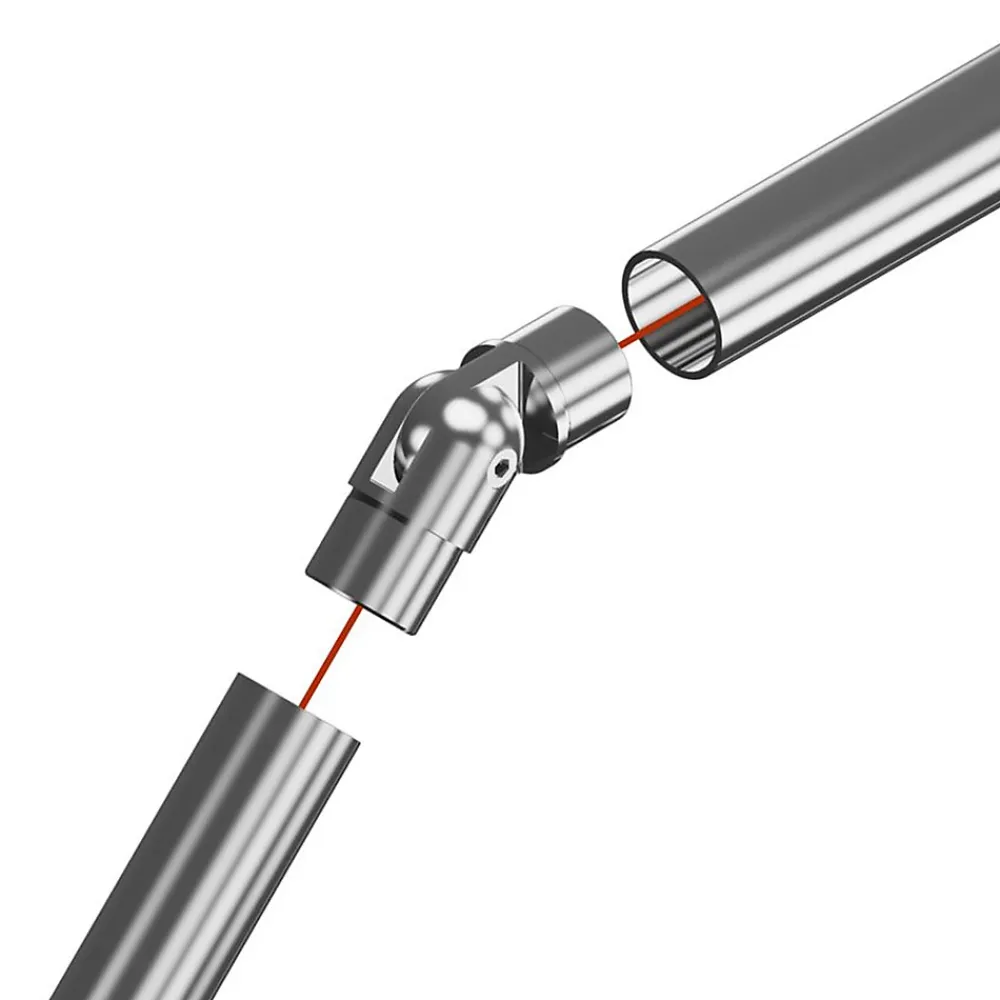 MySystem Accessoire D'Escalier<2 x Raccord orientable pour tube diam. 42,4 x 2 mm - Inox 304