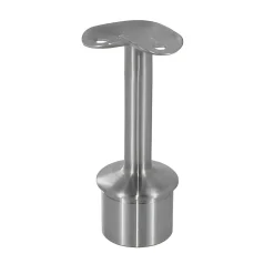 MySystem 2 x Support 90 degrés main courante diam. 42,4 à coller sur tube diam. 42,4 x 2 mm - Inox 304- Accessoire D'Escalier