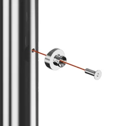 MySystem 10 x Support de liaison transerval sur Tube diam. 42,4 pour Barre diam. 12 mm - Inox 316- Accessoire D'Escalier