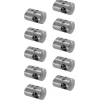 MySystem Accessoire D'Escalier<10 x Support de liaison transerval sur Tube diam. 42,4 pour Barre diam. 12 mm - Inox 304