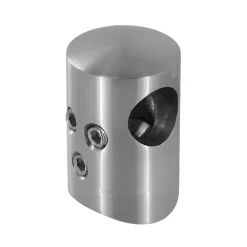 MySystem Accessoire D'Escalier<10 x Support de liaison transerval sur Tube diam. 42,4 pour Barre diam. 12 mm - Inox 304