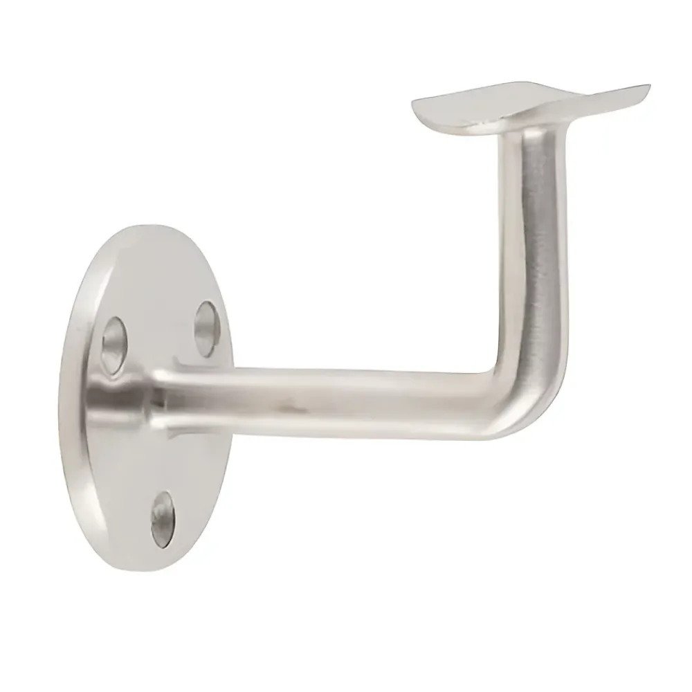 MySystem 2 x Support mural fixe - Main courante diam. 42,4 mm - Platine 3 trous fraisés - Inox 316- Accessoire D'Escalier