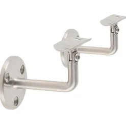 MySystem 2 x Support mural orientable - Main courante diam. 42,4 mm - Platine 3 trous fraisés - Inox 316- Accessoire D'Escalier