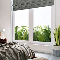 Ambiance Sticker Film Occultant Pour Vitrage<Adhésif Film Fenêtre Anti Regard Occultant - LA JUNGLE - Stickers Autocollant Brise-Vue pour Vitres & Porte de Douche - 40x100cm