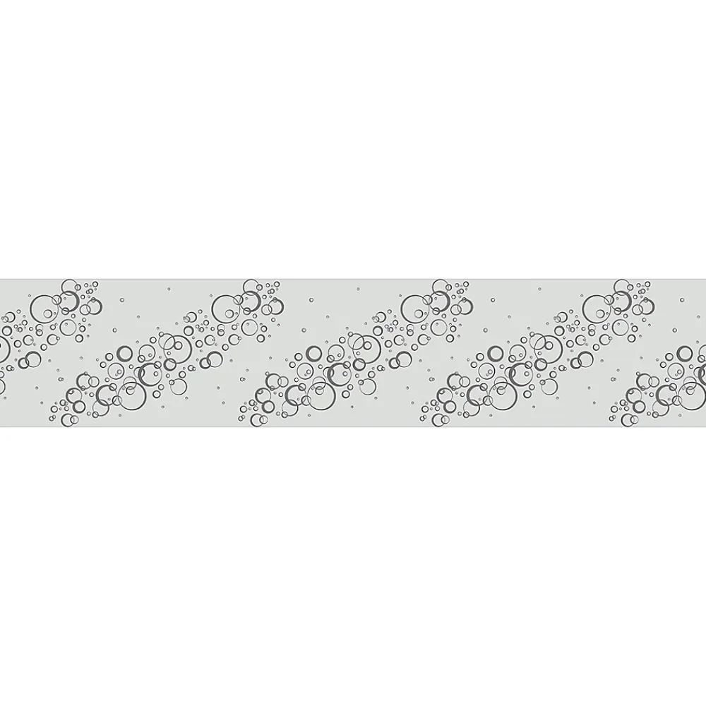 Ambiance Sticker Adhésif Film Fenêtre Anti Regard Occultant - BULLES XL - Stickers Autocollant Brise-Vue pour Vitres & Porte de Douche - 40X200cm- Film Occultant Pour Vitrage