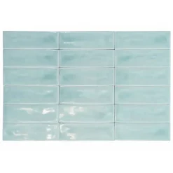 Lux Mosaic Carrelage Mural Uni|Carrelage Mural Pour Douche<Altea Mint Série Revêtement grès cérame premium 5x15 cm.
