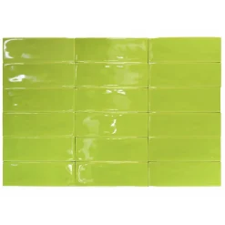Lux Mosaic Carrelage Mural Uni|Carrelage Mural Pour Cuisine<Altea Pistache Série Revêtement grès cérame premium 5x15 cm.
