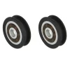 Amig - Roulement moustiquaire MSQ01 - 21 mm - Polyamide - Noir- Accessoire Pour Fenêtre