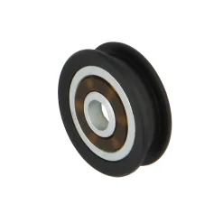Amig - Roulement moustiquaire MSQ01 - 21 mm - Polyamide - Noir- Accessoire Pour Fenêtre