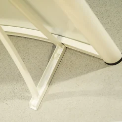 Arctom Auvent Et Marquise<Auvent Apos 150x90, couleur Blanc RAL9016, panneau sandwich AL PE AL