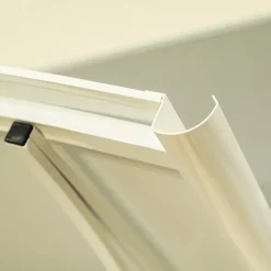Arctom Auvent Et Marquise<Auvent Apos 150x90, couleur Blanc RAL9016, panneau sandwich AL PE AL