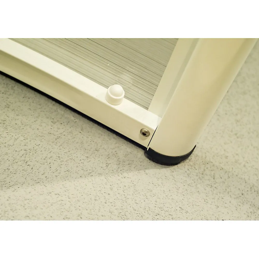 Arctom Auvent ARC 160x90, couleur blanc RAL 9016, plaque incolore- Auvent Et Marquise