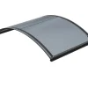Arctom Auvent Et Marquise<Auvent ARC 160x90, couleur anthracite RAL7016, plaque anthracite