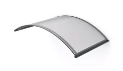 Arctom Auvent Et Marquise<Auvent ARC 160x90, couleur anthracite RAL7016, plaque incolore