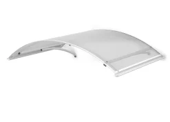 Arctom Auvent Et Marquise<Auvent CA 160x90, couleur blanc RAL9016, plaque incolore