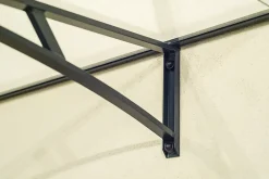 Arctom Auvent Et Marquise<Auvent Kamios 197x83,5, couleur anthracite RAL7016, plaque incolore PMMA