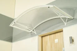 Arctom Auvent Et Marquise<Auvent Kanon 150x90, couleur blanc RAL9016, plaque incolore