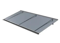 Arctom Auvent Karmel 197x83,5, couleur anthracite RAL7016, plaque anthracite- Auvent Et Marquise